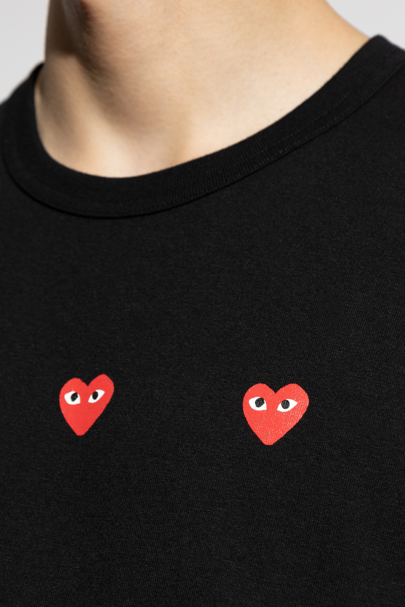 Comme des garçons play t shirt 3d print best sale